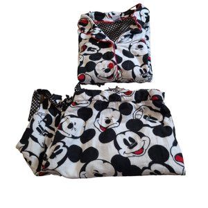 Disney Micky Mouse 2 piece Pajamas white featuring Micky Mouse Print  Size XXL